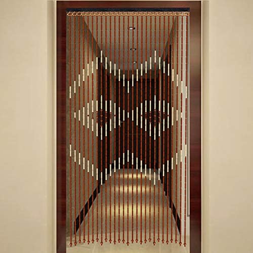 Bambus Perlenvorhang, 90x175 Cm – Natürlicher Türvorhang, Retro-Deko Für Zimmer