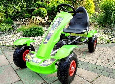GO Kart Pedales Juvenil, Verde