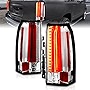 AmeriLite Chrome Intense LED Parking Light Bar LED Brake and Reverse Tail Lights For 2015-2020 GMC Yukon YukonXL SUV