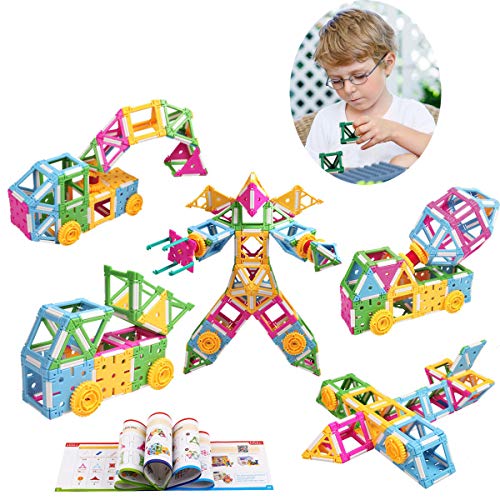 Klikko model building set - 240 pieces - Ages 3+ Engineering Education Toy, Best gifts for boys and girls with activities to learn STEM concept