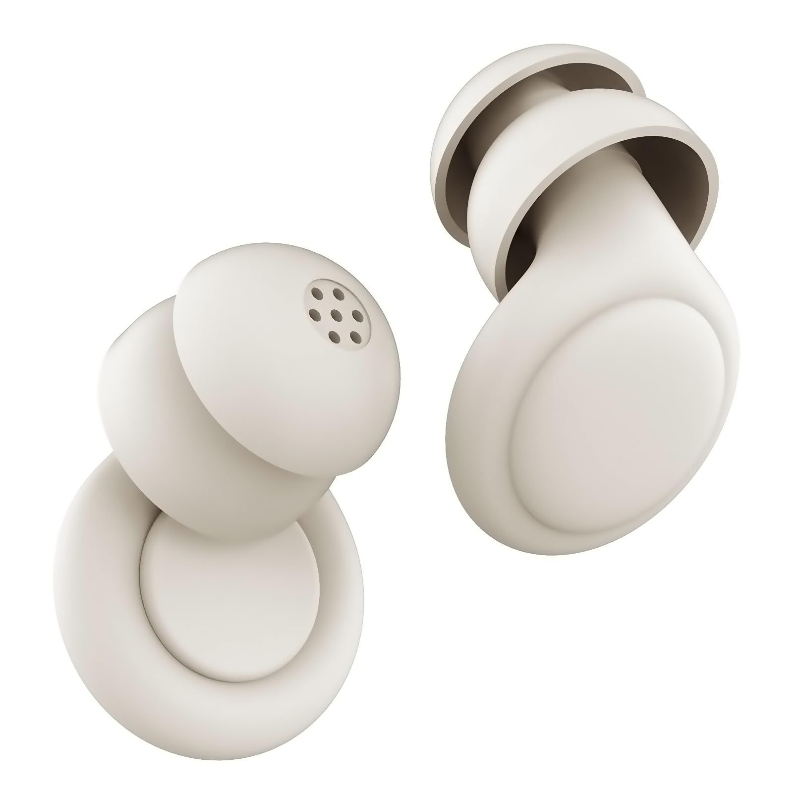 Beinkap Noise Cancelling Ear Plugs in skin tone with carrying case