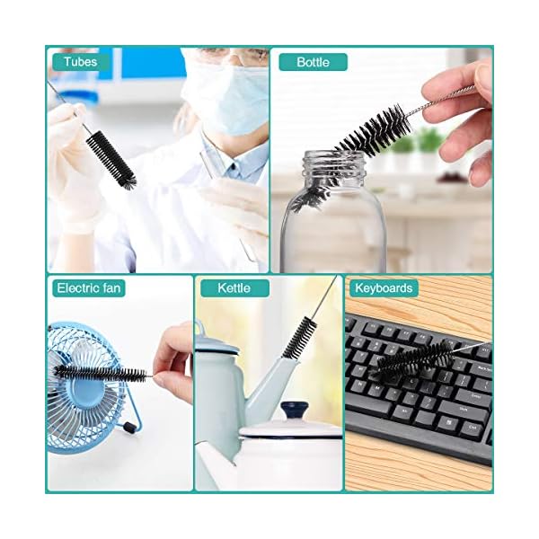 ORIA-Cleaning-Brush-Set-Bottle-Brush-Cleaner-98-inch-Tube-Brushes-Water-Bottle-Cleaning-Brush-Kitchen-Wire-Scrub-Set-for-Lab-Clean-Drinking-Straw-Wine-Bottle-Cup-Pipes-Keyboard-Set-of-10 ORIA-Cleaning-Brush-Set-Bottle-Brush-Cleaner-98-inch-Tube-Brushes-Water-Bottle-Cleaning-Brush-Kitchen-Wire-Scrub-Set-for-Lab-Clean-Drinking-Straw-Wine-Bottle-Cup-Pipes-Keyboard-Set-of-10