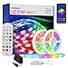 Striscia LED 20M, Adikao WIFI Strisce LED RGB 5050 con 24 Tasti Telecomando, Controllo APP, Funziona con Alexa, Google Assistant per Decorazioni, Cucina, Bar, Festa, 12V