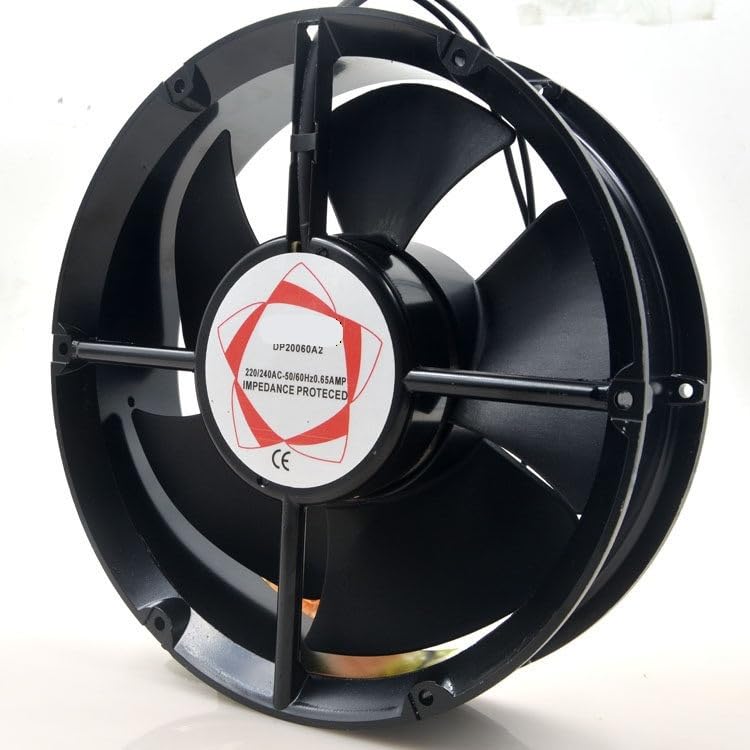 DP20060A2 MQ22060HBL 220-240V AC 0.65A 220x220x60mm High Airflow Axial Fan 22CM for Industrial Cabinets