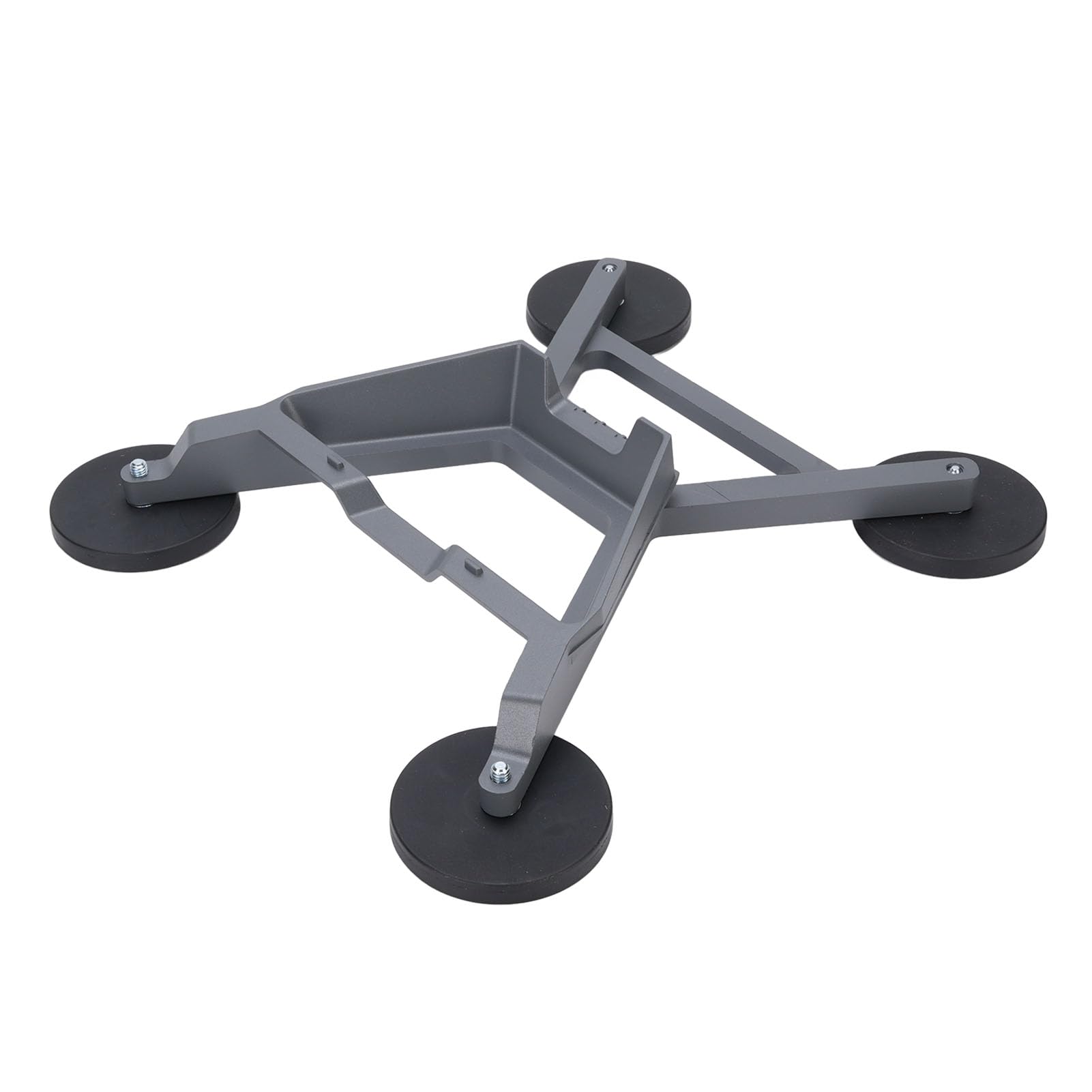 plplaaoo Soporte Rectangular con Ventosa para satélite, ángulo Ajustable, Fuerte Capacidad de Carga, Soporte para Techo Solar de Coche para recepción de Mini señal, aleación de Aluminio,