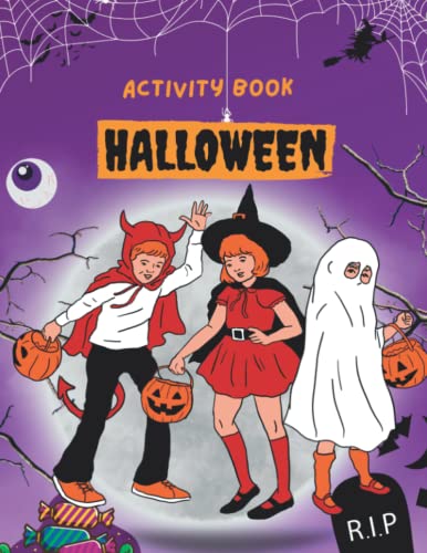Halloween Coloring and Activity Book for Kids: Best for Kids Ages 4-8 - 103 Premium Pages Full of Spooky Learning Fun ~ Perfect Halloween Gift image 2