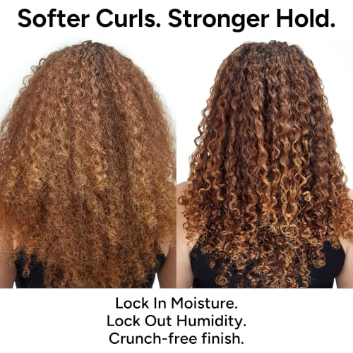 Image of Ouidad Advanced Climate Control Heat & Humidity Stronger Hold Gel for Curly Hair - Crunch-Free Styling Gel, Fights Frizz & Locks In Moisture for Defined Curls, All Curl Types, Sulfate & Silicone-Free