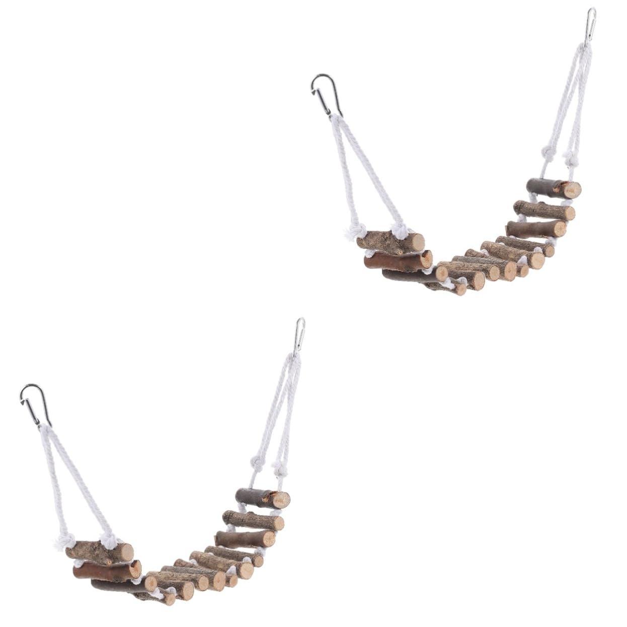 Escalera de madera para reptiles colgante para decorar terrarios de serpientes y gecos