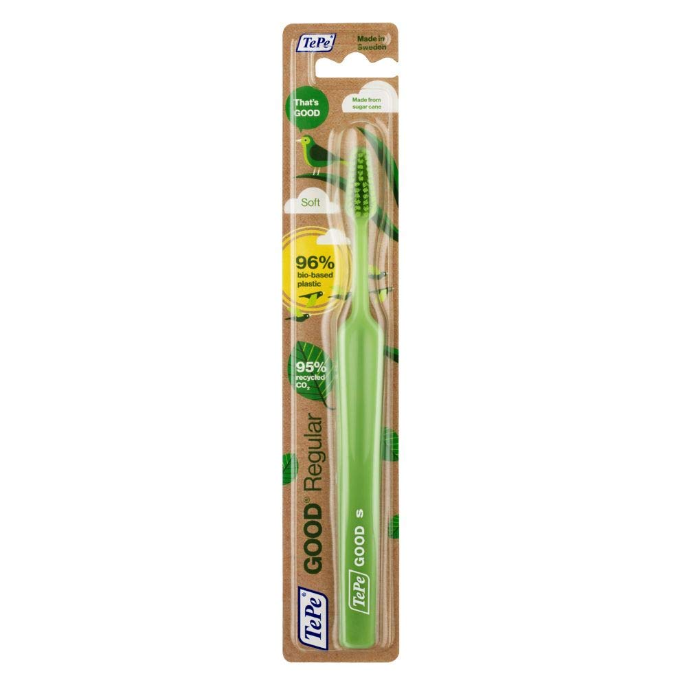 Tepe Good Regular Soft - User-Friendly Toothbrush Made From Renewable Raw Materials With Soft Bristles