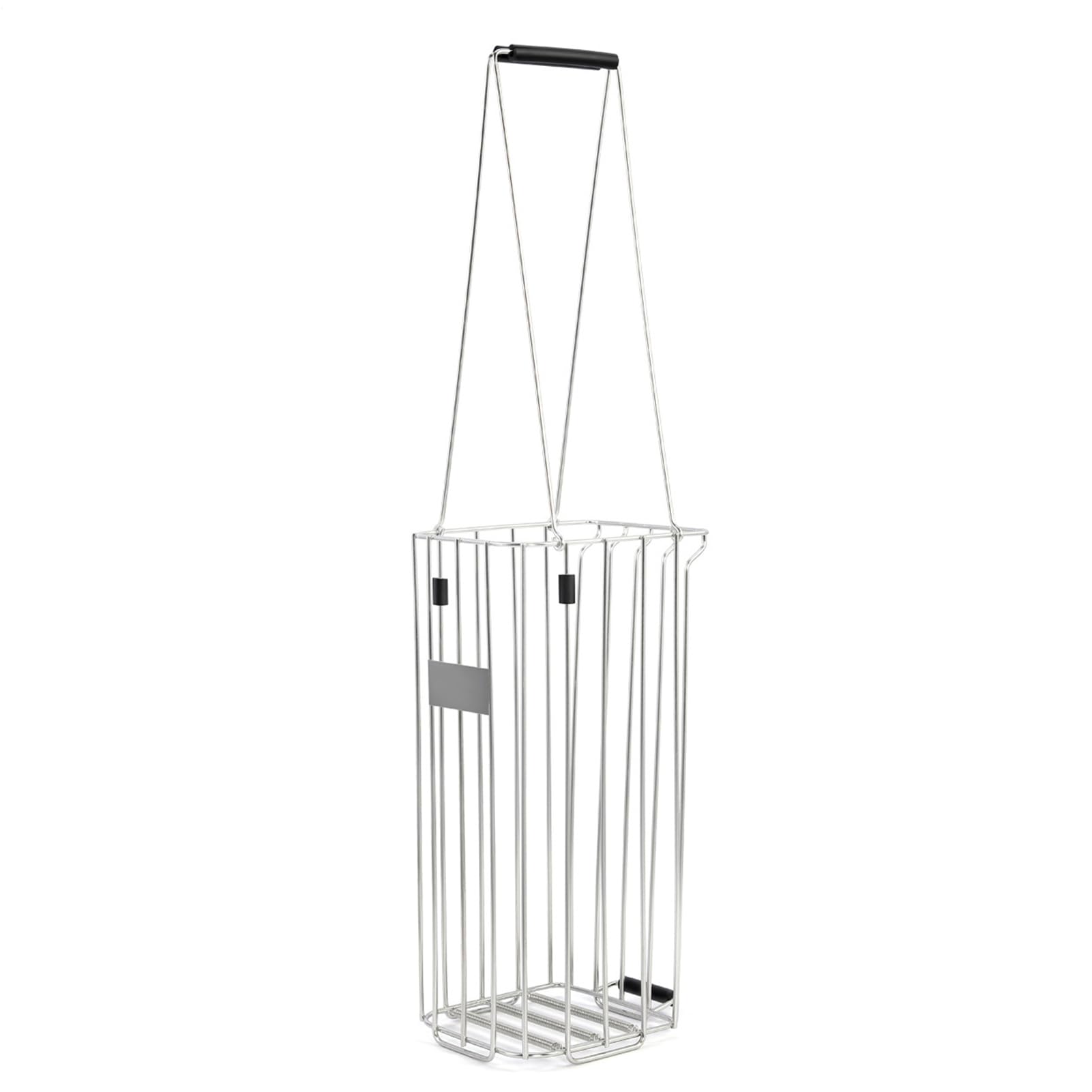 Recogedor de Pelotas de Golf – Cesta Resistente para 120 Bolas | Cubo de Acero Inoxidable | Contenedor Portátil con Asa para Aficionados, Campos de Entrenamiento, Prácticas y Accesorios