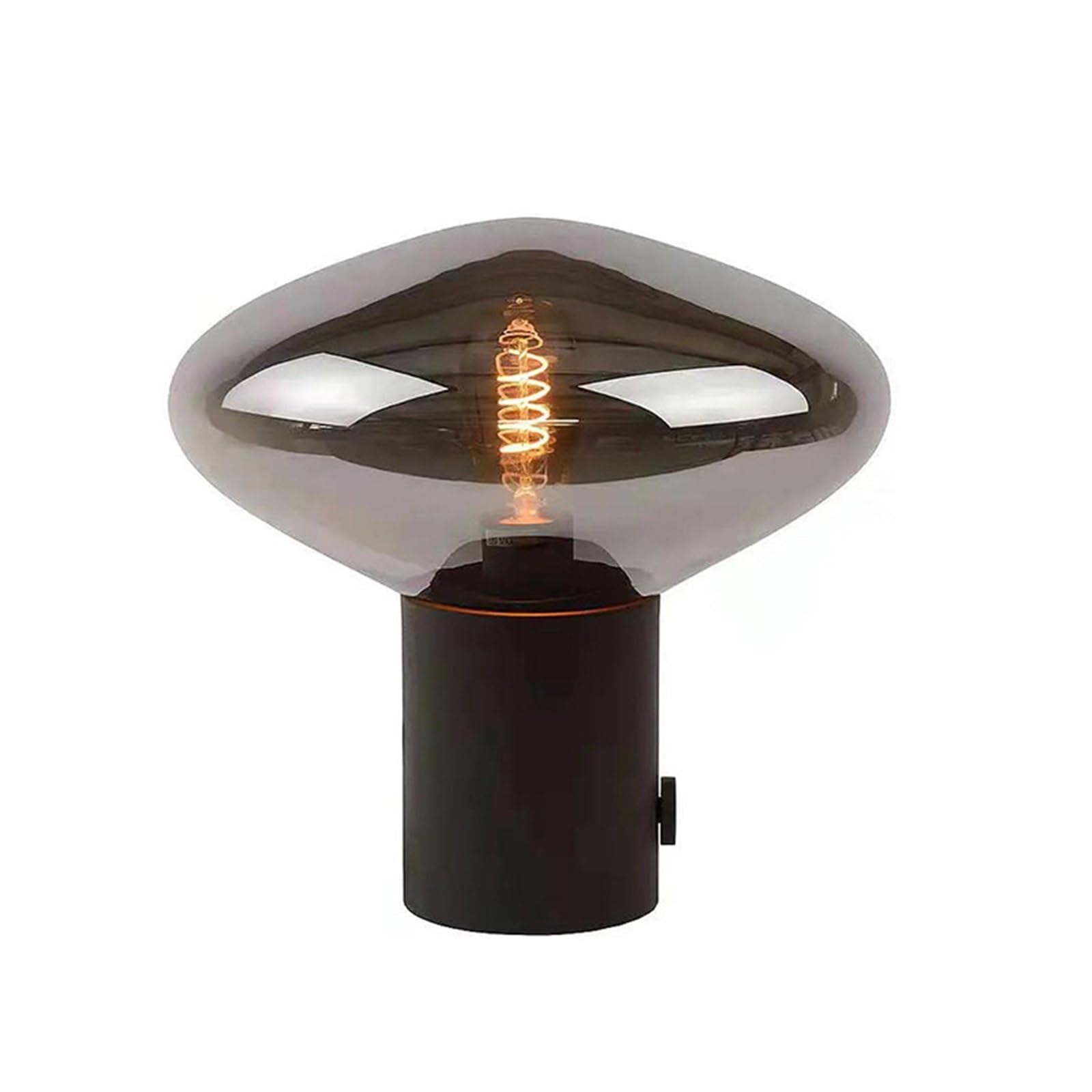 zhangrui1888 Bedside Lamp Glass Bar Bedside Table Lamp Living Room Study Hotel Bedroom Bedroom Lamps