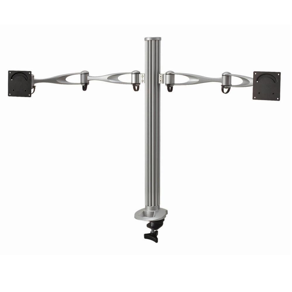 CotytechDual Monitor Desktop Mount Dual Swing Arm with Clamp Base (DM-21A2-C)