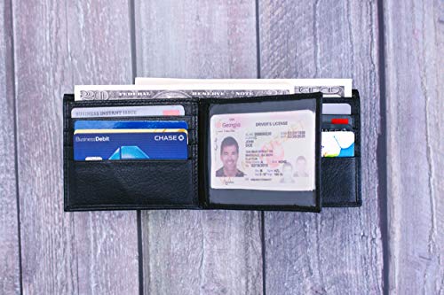 Wallet for Men-Genuine Leather RFID Signal Blocking Bifold MultiCard Wallet Purse4