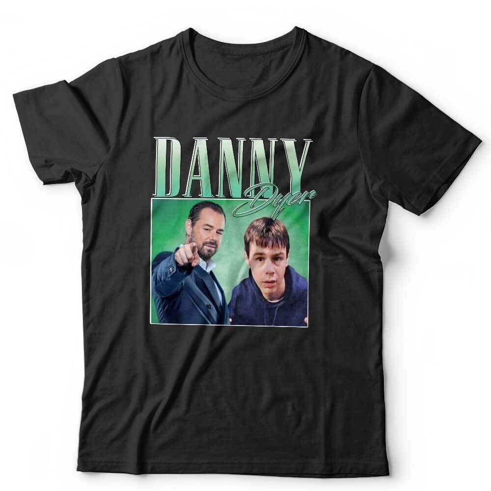 KNWWOL Danny Dyer Appreciation Tshirt Unisex & Kids Homage Throwback Stag Hen Do Funny BlackM