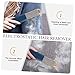 FRCOLOR Portable Double-Sided Lint Brush for Pet Hair Removal Electrostatic Hair Remover for Clothes and Fabrics Compact and Lightweight Design for Home and Travel Use