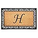Calloway Mills 104131830 Gabriel Monogram Doormat, 18