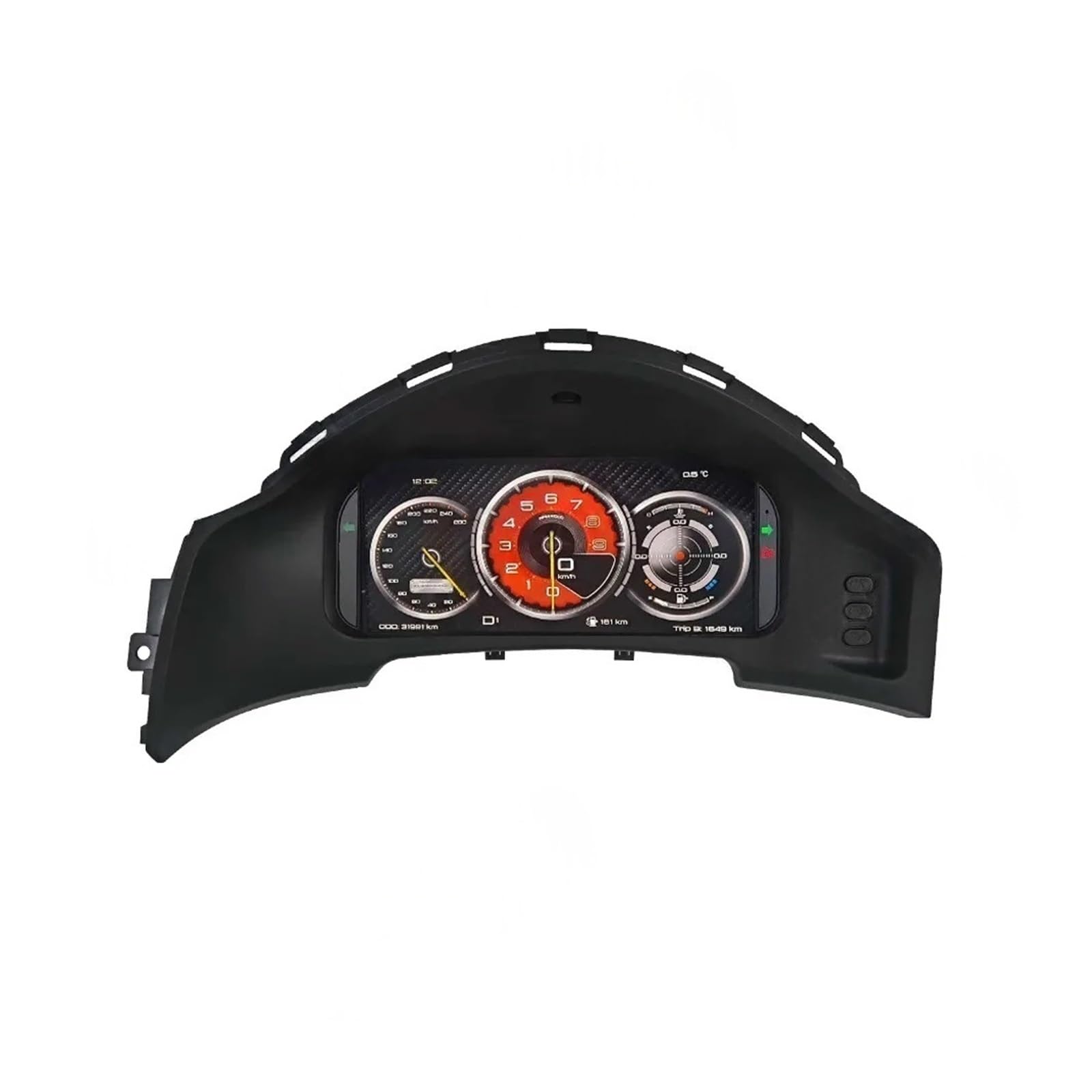 Velocímetro LCD for salpicadero de coche, compatible con Toyota Subaru BRX/Toyota 86, volante a la derecha, grupo digital, instrumento de cabina virtual Linux