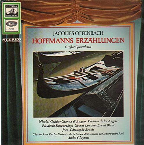 Hoffmanns Erzählungen (André Cluytens, Gedda, d'Angelo,..) [Vinyl LP]