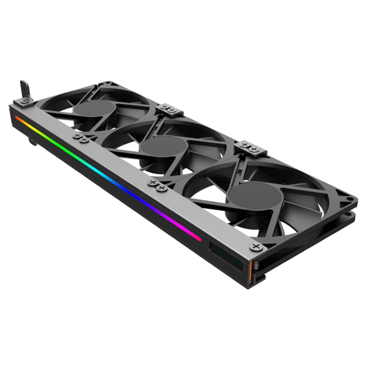 Argb Gpu Cooling Fan 3-pin Quiet Graphic Card Cooler for Desktop Pc, Small Size Video Card Cooling Fan with 5v Power, Compatible with Pci Slot