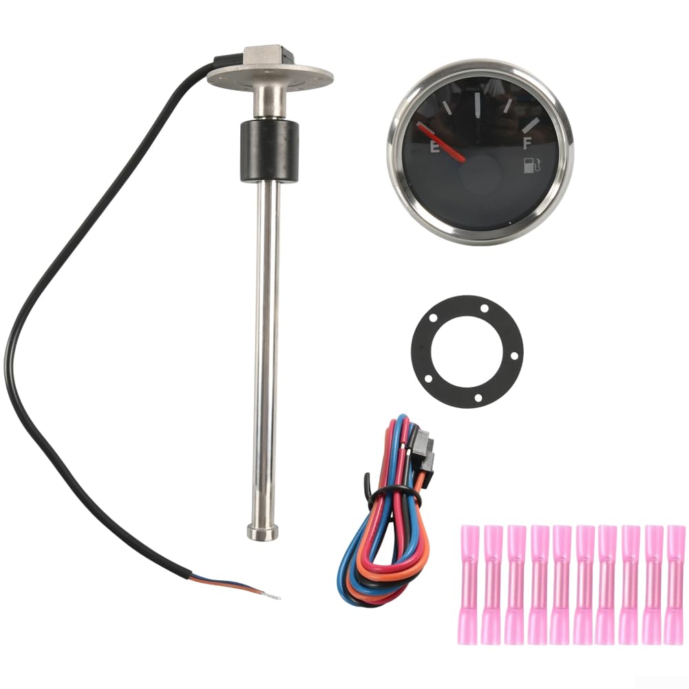 52 mm Kit indicatore carburante 200 mm sensore in acciaio inox