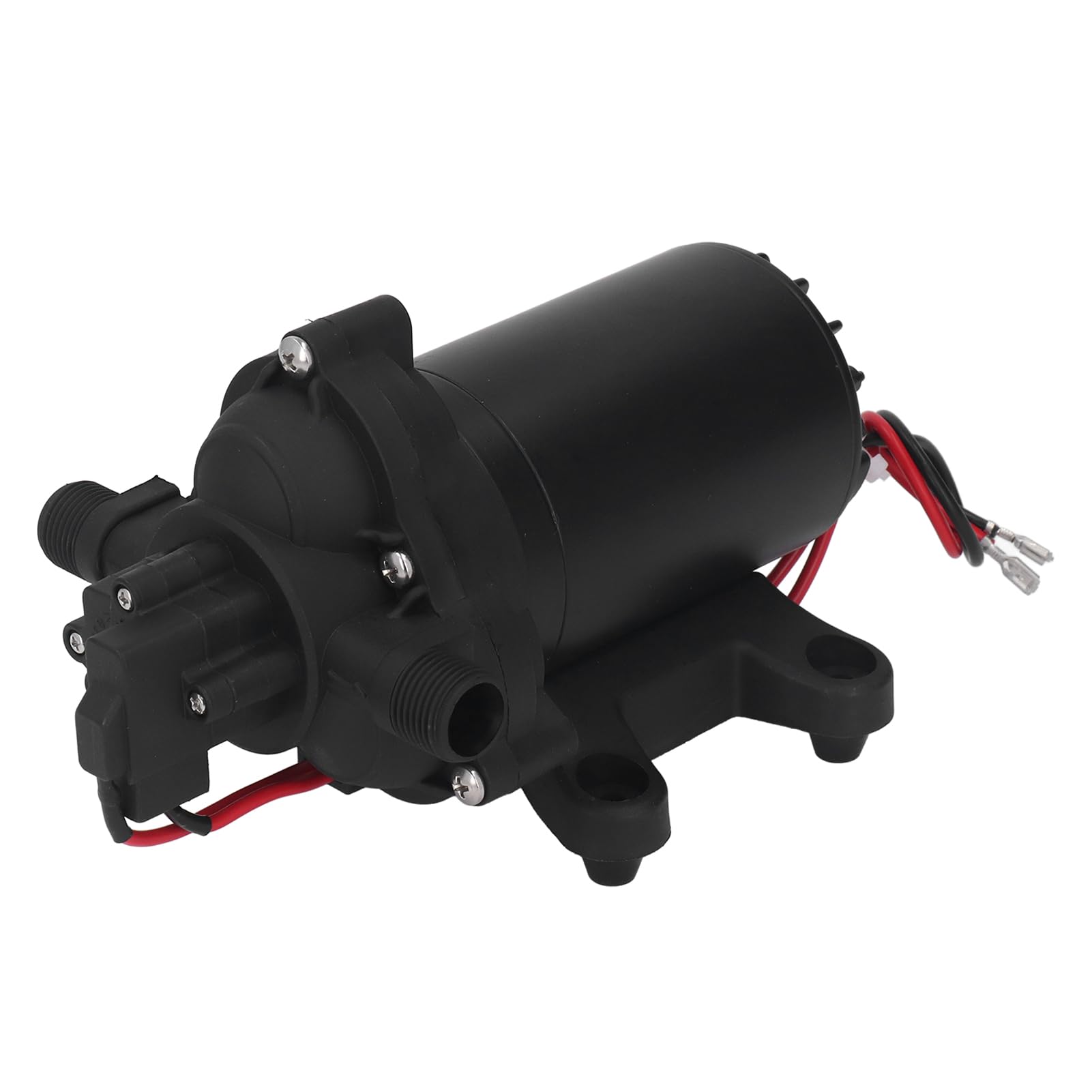 Cocoarm Bomba de Agua Eléctrica DC12V, Bomba Autocebante de Diafragma 8.4L Min 60PSI 3.5GPM con Interruptor de Presión Protección Térmica para RV Barco Grifo de Riego Transferencia de Agua