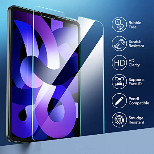 Protetor de tela ESR para iPad Air 5/iPad Air 4 (2022/2020, 10,9”) e iPad Pro 11 (2021/2020/2018), v