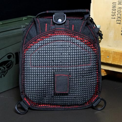 DDT Death Dealer Tactical Night Stalker Small Sling EDC Bag, Color Bloodline3