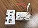 SASWELL Programmable Thermostat for Electric Floor Heating with Alarm, Build in GFCI, Large LCD Display 120/240VAC