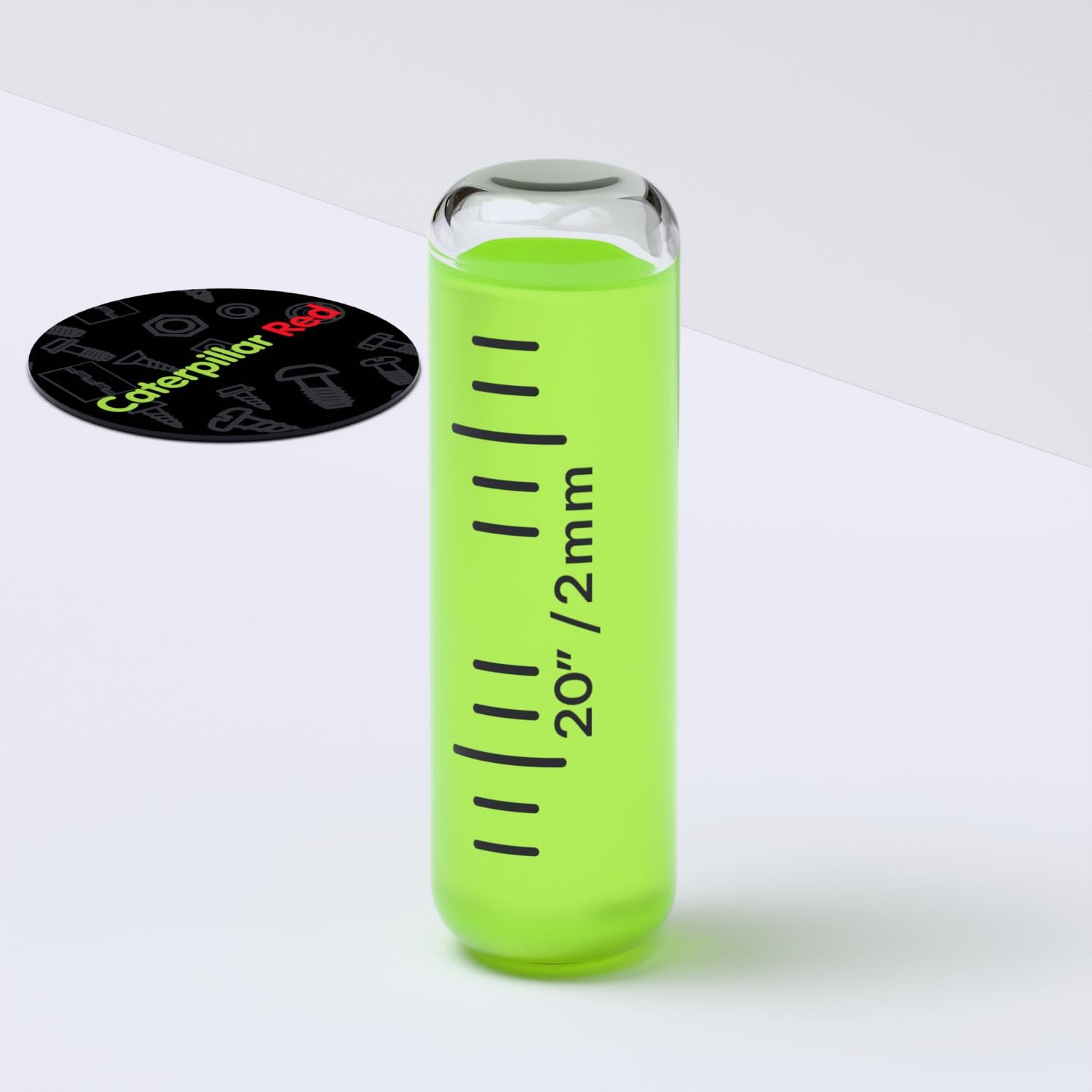 Livella A Bolla In Vetro Borosilicato - 25mm X 8mm - Sensibilità 5' Per 2mm - Per Livellamento Preciso Di Strutture - Foto 7