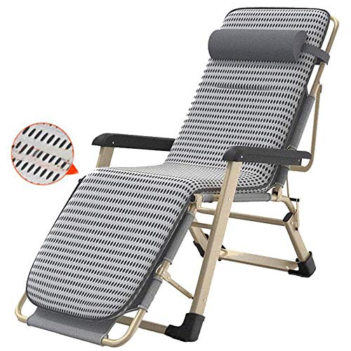 Chaise longue d'extérieur inclinable pour vos moments de détente sur la plage et au jardin