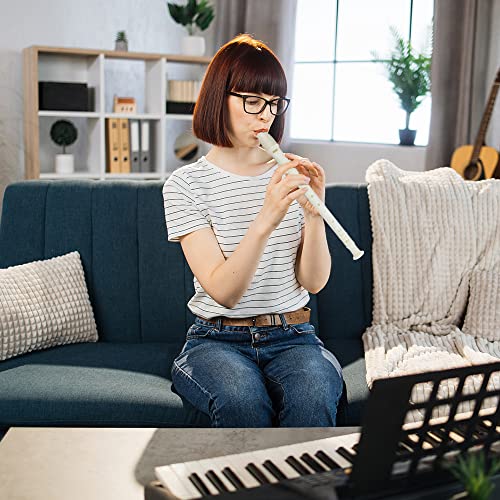 6 Pcs 8 Holes Soprano Recorder, Plastic Soprano Recorder Instrument Descant Flute Recorder German Style Soprano Recorder With Cleaning Rod For Kids, Students, Beginners, Class Rewards(6 Colors) #TOP4