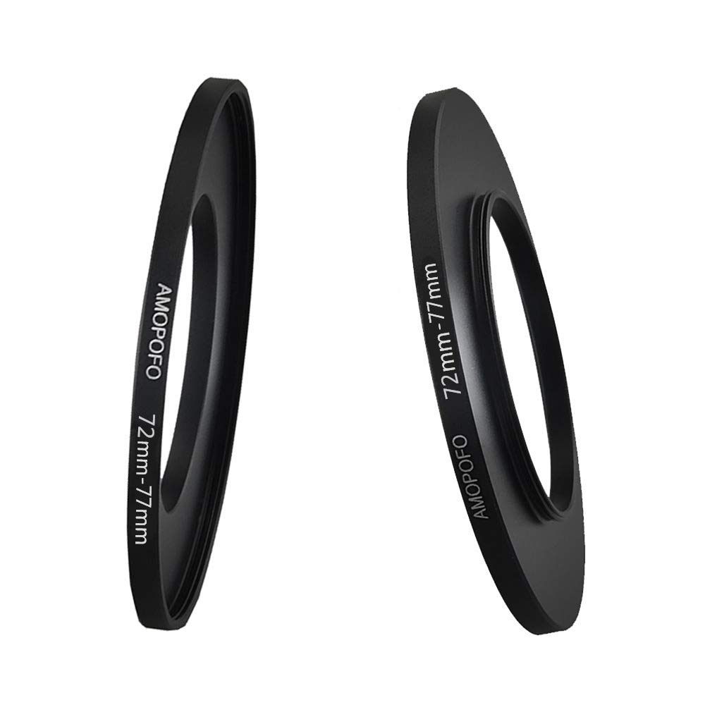 72mm to 77mm Step-Up Ring Filter adapter/72mm to 77mm Camera Filter Ring for 77mm UV,ND,CPL,Metal Step Up Ring