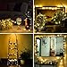 Dailyart 6feet 120 LED Starry Lights, Battery Operated Waterproof Dark Green Copper Wire Fairy Light String Light for Garland, Wreath, Patio, Garden, Wedding, Party, Xmas