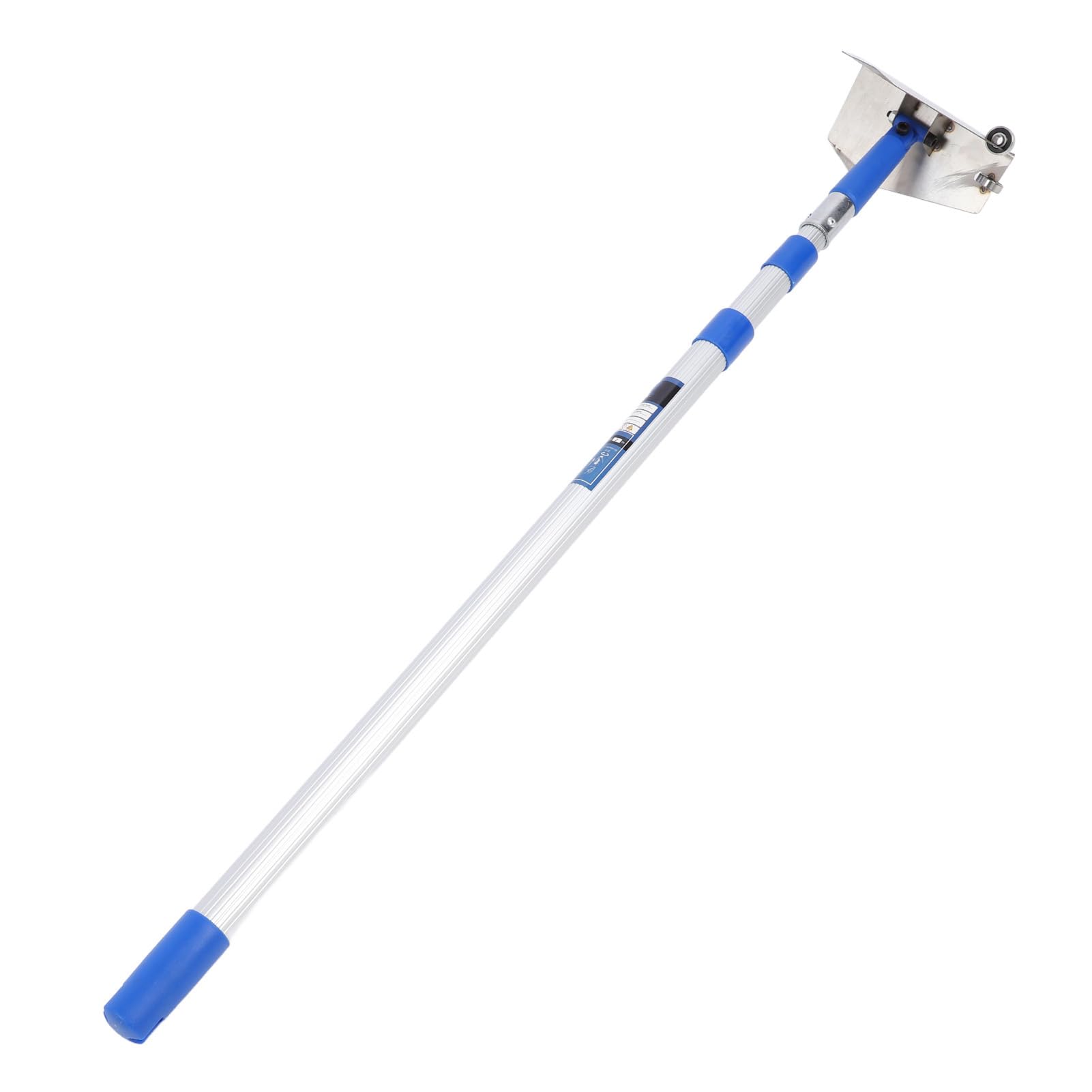 Rascador de Pared para Paneles de Yeso Acero Inoxidable con Rotación 360 ​​grados para Acabado Yeso y Trabajos Esquinas, Poste Telescópico Aluminio 2 Metros