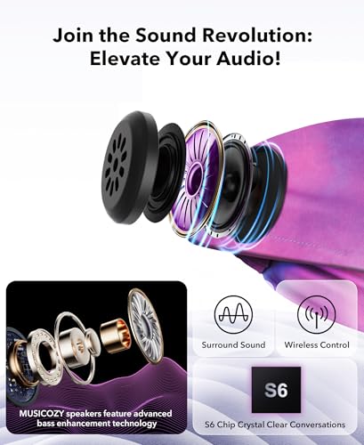 MUSICOZY Sleep Headphones Bluetooth 5.4 Headband, Wireless Earphones Sweat Resistant Earbuds with Ultra-Thin HD Stereo Speaker for Workout Running(Tie-dye Pink)