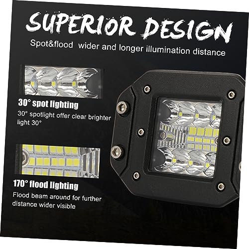 SUPVOX 2 Peças 5 Luz Noturna De Neblina LED Luzes De Ponto Ao Ar Livre Para Casa Carro Leds Holofote