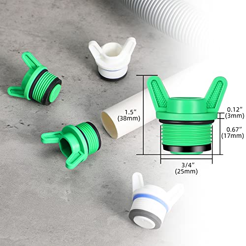 Prise bouchons PPR 3/4 NPT pour stopper les fuites des tuyaux d'irrigation