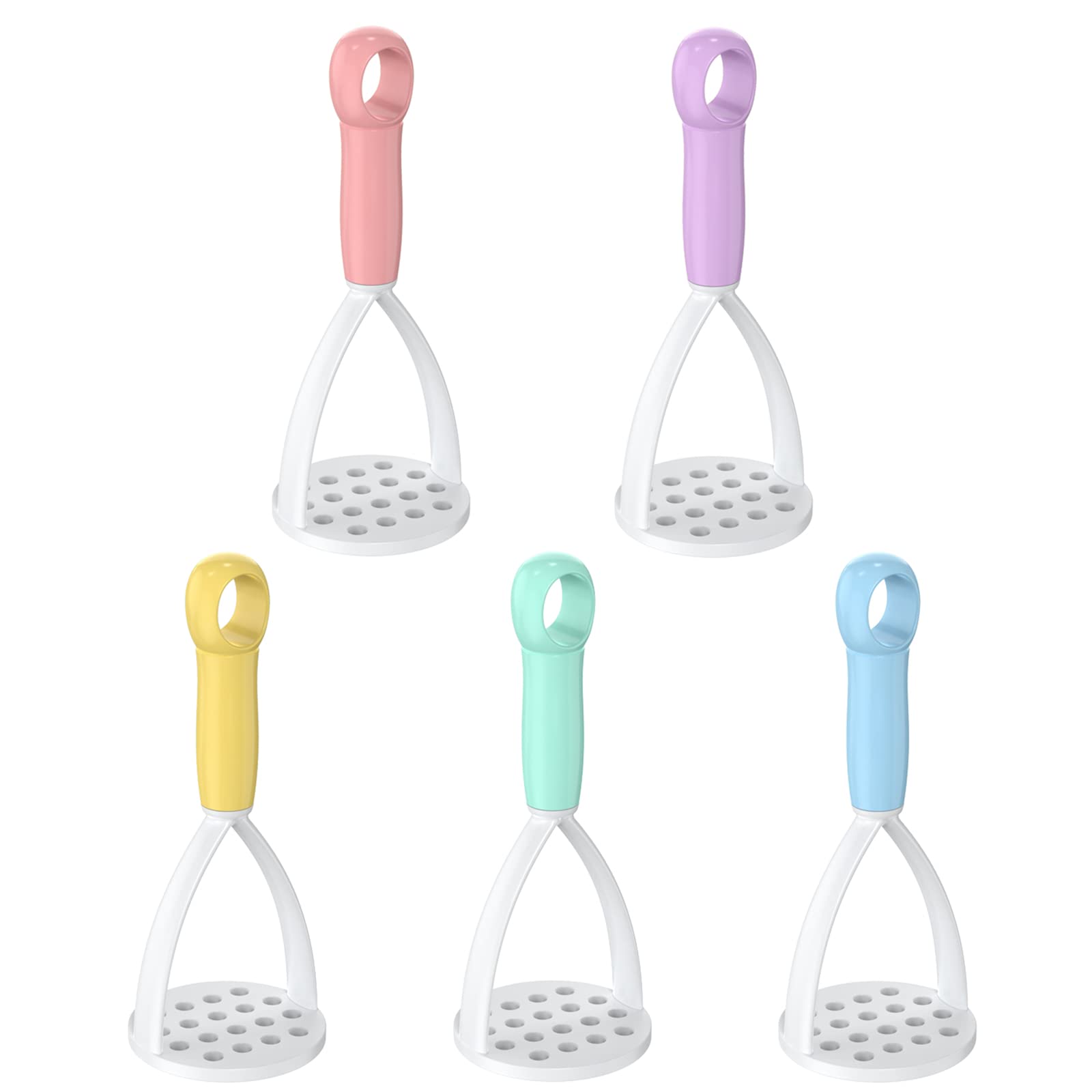 Plastic Material Potato Masher Potatoes Mud Pressure Mud Machine With Handle Potato Masher Vegetable Masher Kitchen Tool Potato Masher For Kids