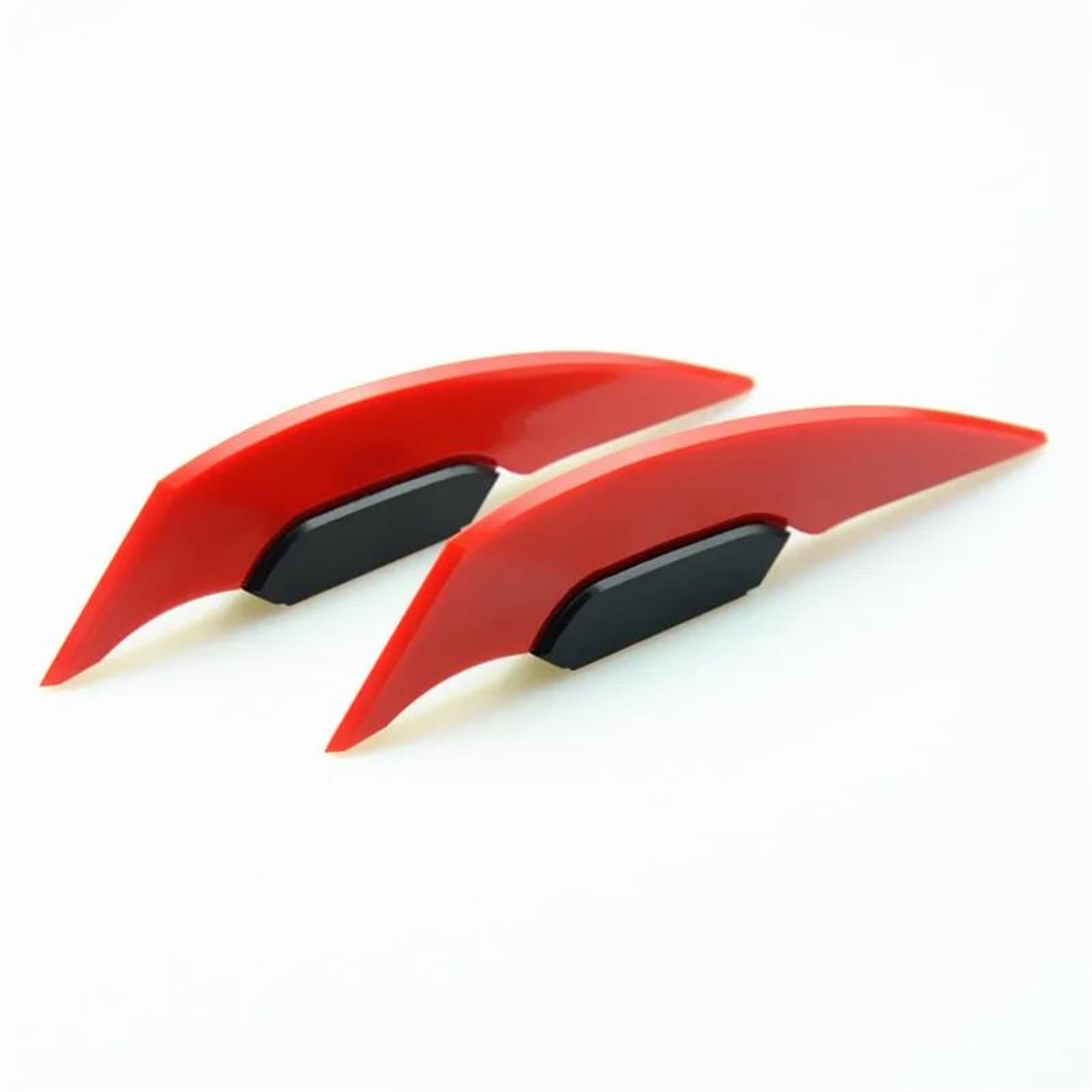 Motorcycle Accessories Motorcycle Side Winglet 1 Pair Aerodynamic Winglet Fairing Wing Spoiler For Zx10r(Rosso)