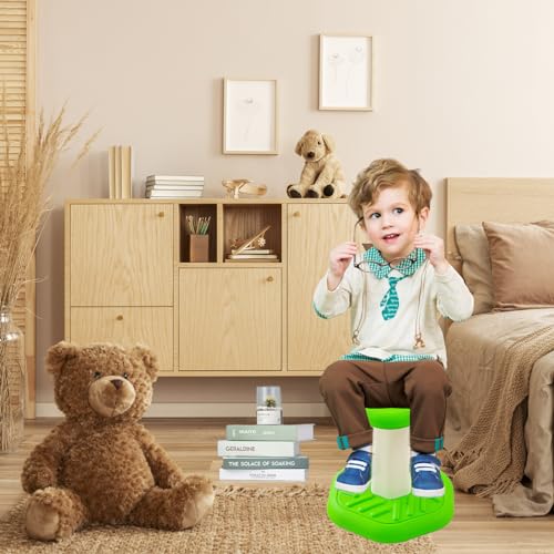 Image of Fanboxk Active Chairs Kids Preschool Wobble Stool - Alternative Flexible Seating Balance Wiggle Stool for Classroom,Preschool,Kindergarten&Elementary School,Active Sensory Chairs,Ages3-8,Green(14in)