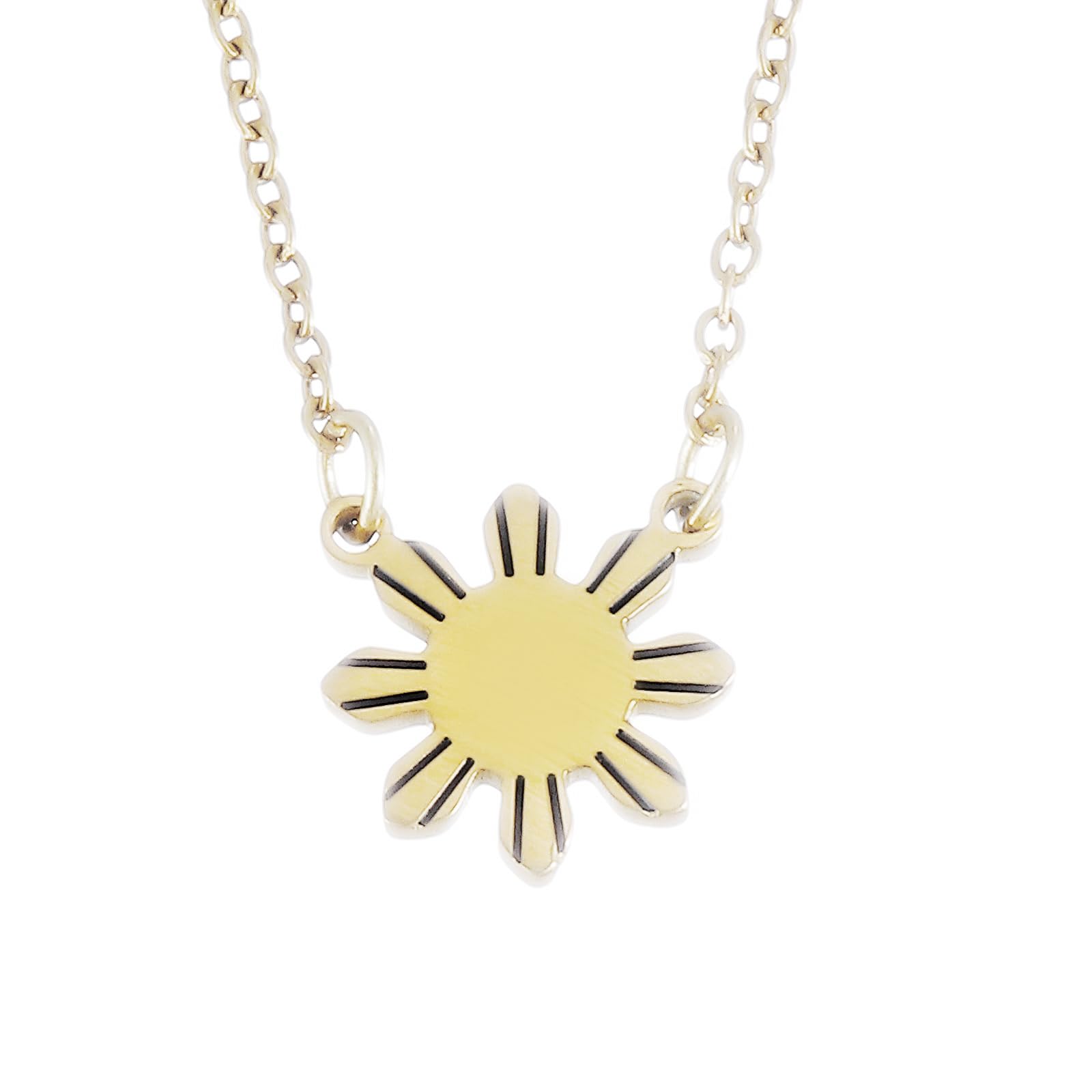 Philippines Sun Necklace Philippines Jewelry Gift For Filipino Philippines star necklace Philippine Pride necklace