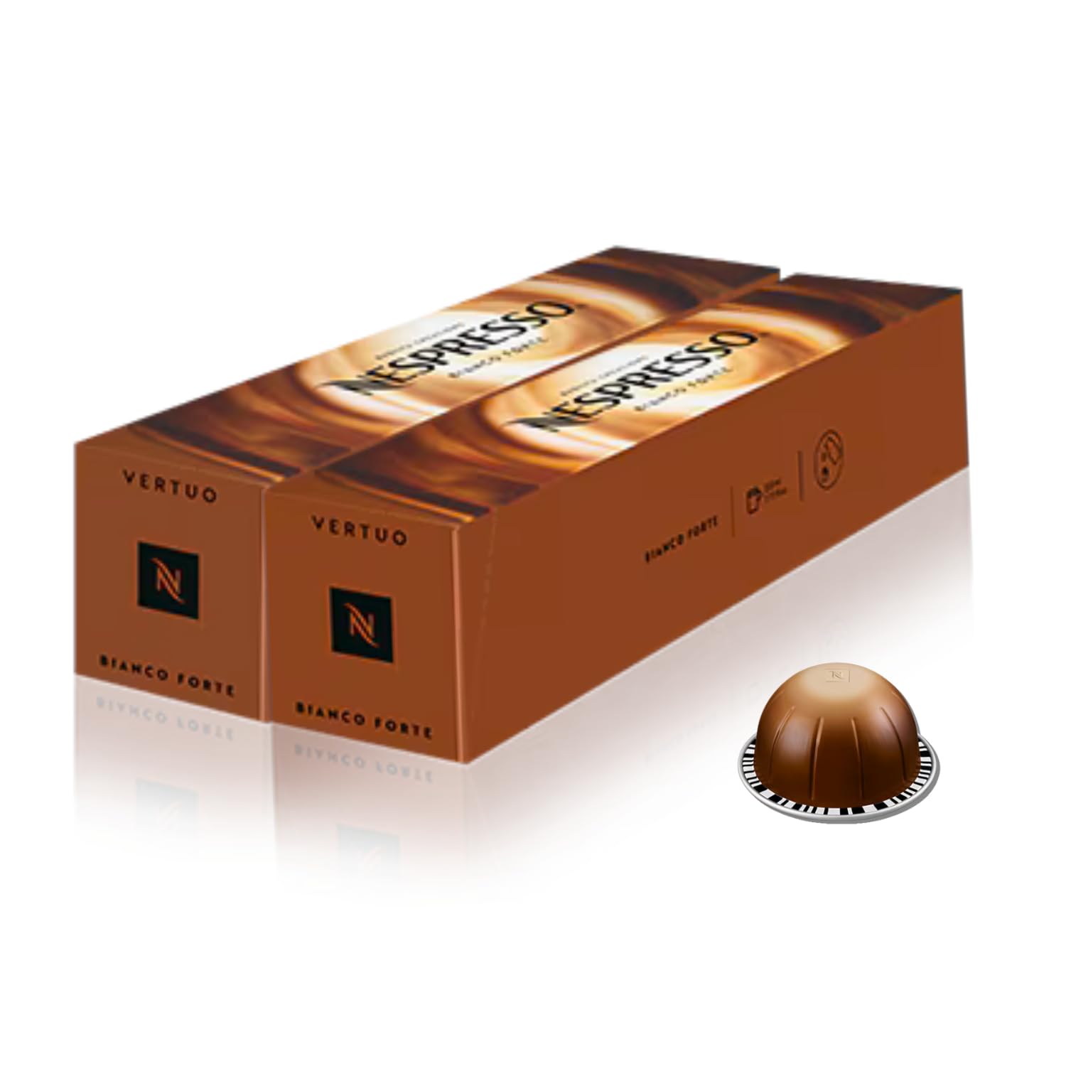 Nespressos Vertuo Bianco Forte 20 Coffee Capsules 250g (Imported Switzerland) (B0DC75N66Z) Amazon Price History, Amazon Price Tracker