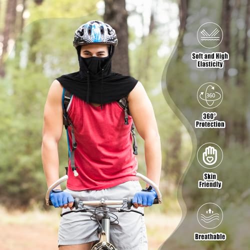 Image of Frienda 6 /9 /12 Pcs Balaclava Ski Mask UV Protection Hood Breathable Full Head Mask Face Cover for Men Women Cycling Fishing