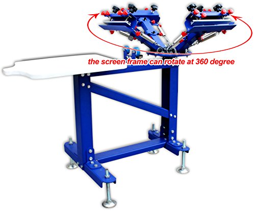 INTBUYING Screen Printing Kit 3 Color Screen Printing Press Micro-Registration