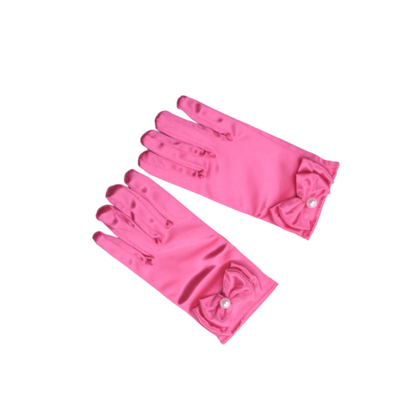 BESPORTBLE Stage Performance Gloves Boys and Girls' Princess Gloves Bowknot Design Comfortable and Stylish for Cosplay and Parties