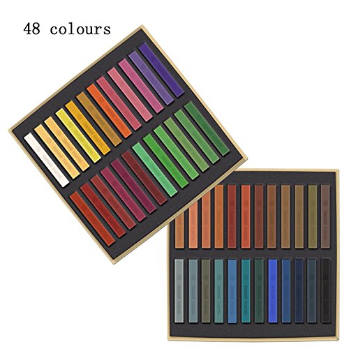 Buy 12/24/36/48 Pieces/set Hair Pastels Chalk Box Set Colour Salon DIY