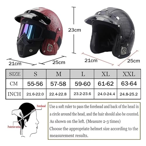Casco jet vintage de cuero que evita el calor en trayectos cortos 3