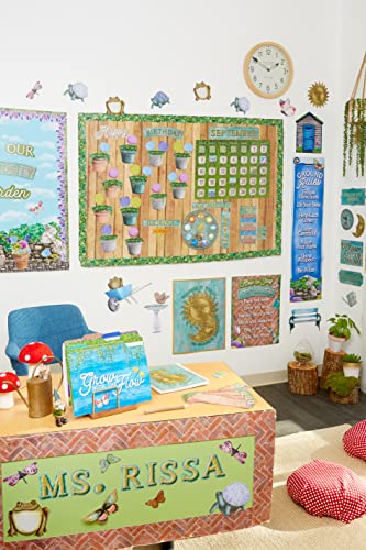Eureka Curiosity Garden Letter, Number, Punctuation Mark, and Symbol Classroom Decorations for Teachers, 3.8" H, 178 Pieces - image 6