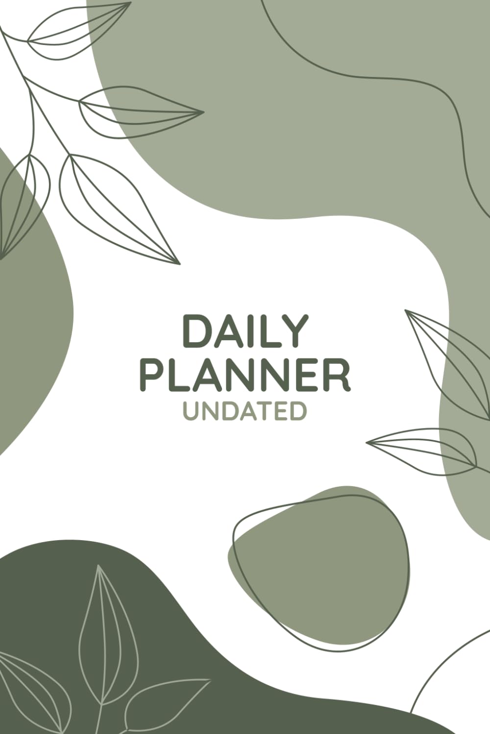 Undated Daily Planner, Daily Goals, Reminders, Daily To Do Lists, Schedule Planner, Track Breakfast