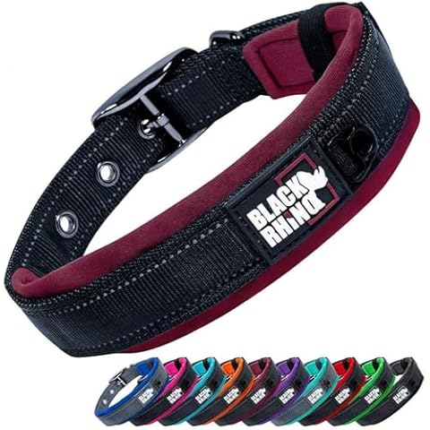 Black Rhino Waterproof Dog Collar for Active Dogs Cover